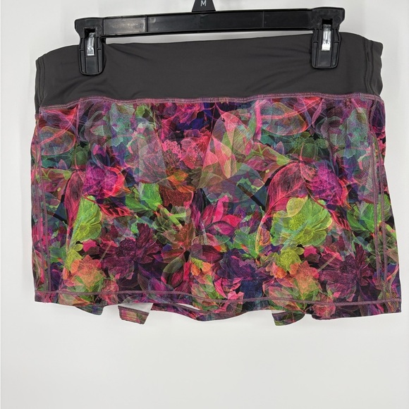 Lululemon Pace Rival Mid-Rise Skirt Vivid Floral Tone Multi - Picture 5 of 10